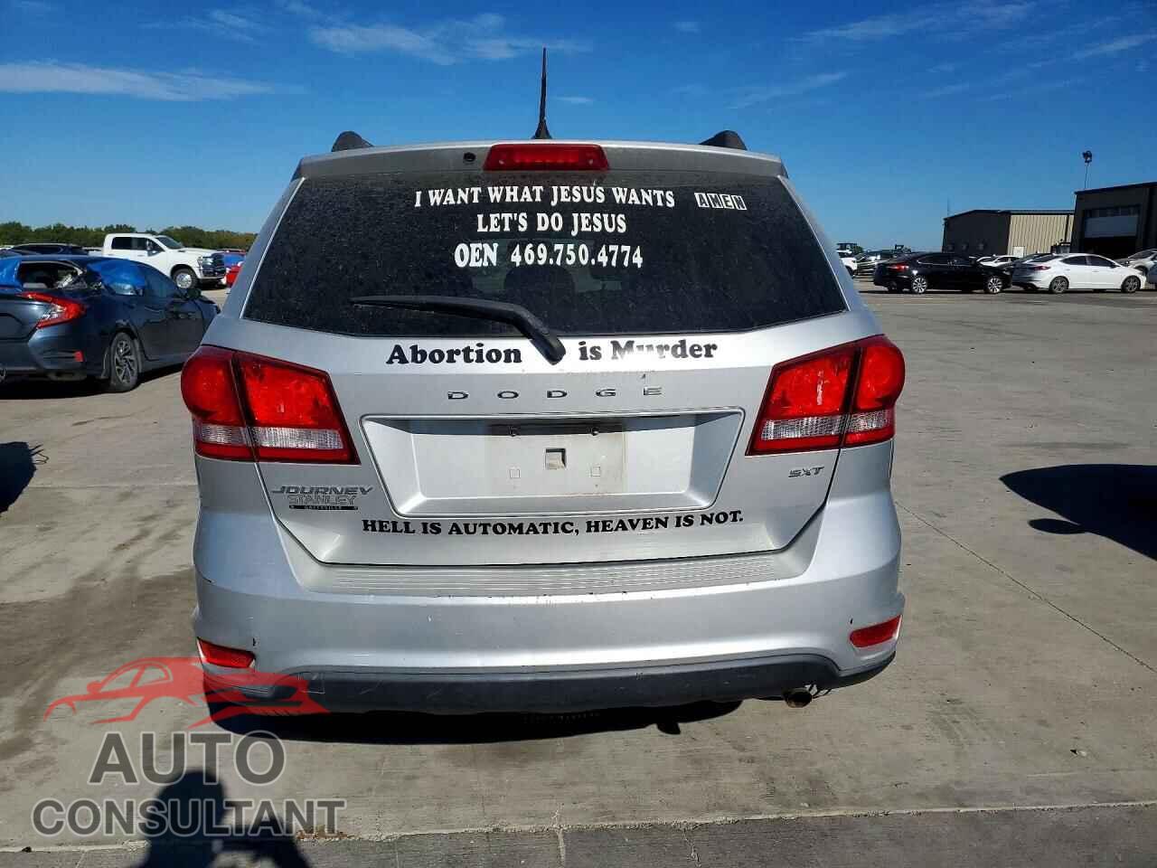 DODGE JOURNEY 2014 - 3C4PDCBB9ET148757