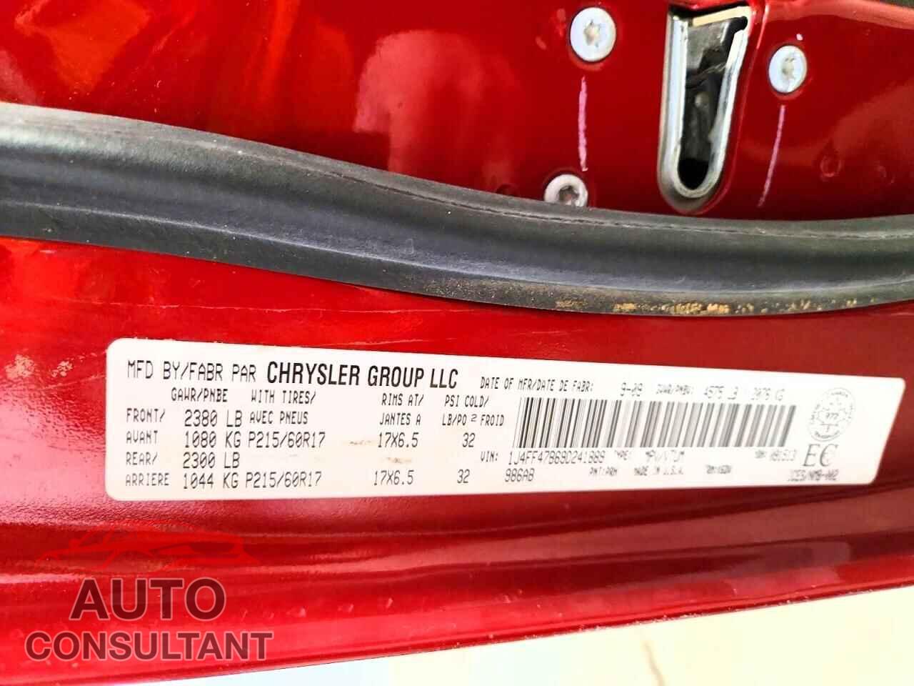 JEEP COMPASS 2009 - 1J4FF47B69D241889