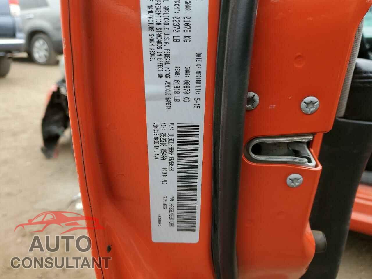 DODGE DART 2015 - 1C3CDFBB0FD378098
