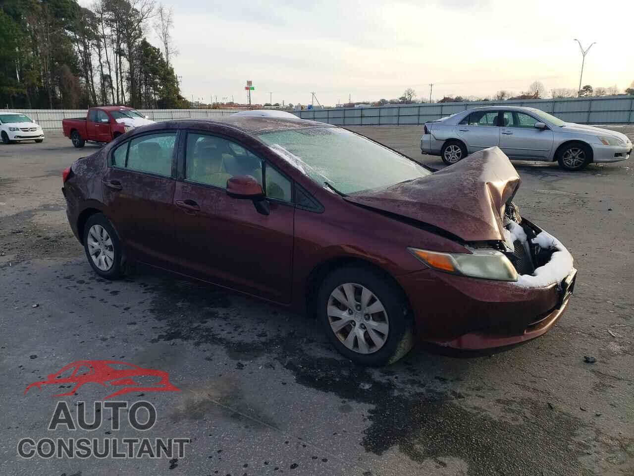 HONDA CIVIC 2012 - 19XFB2F57CE375656