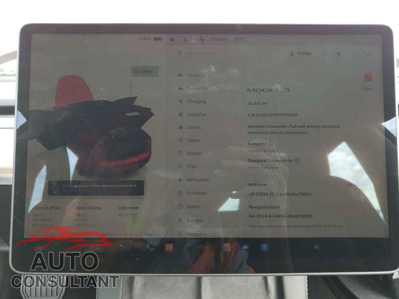 TESLA MODEL 3 2023 - 5YJ3E1EA3PF544932