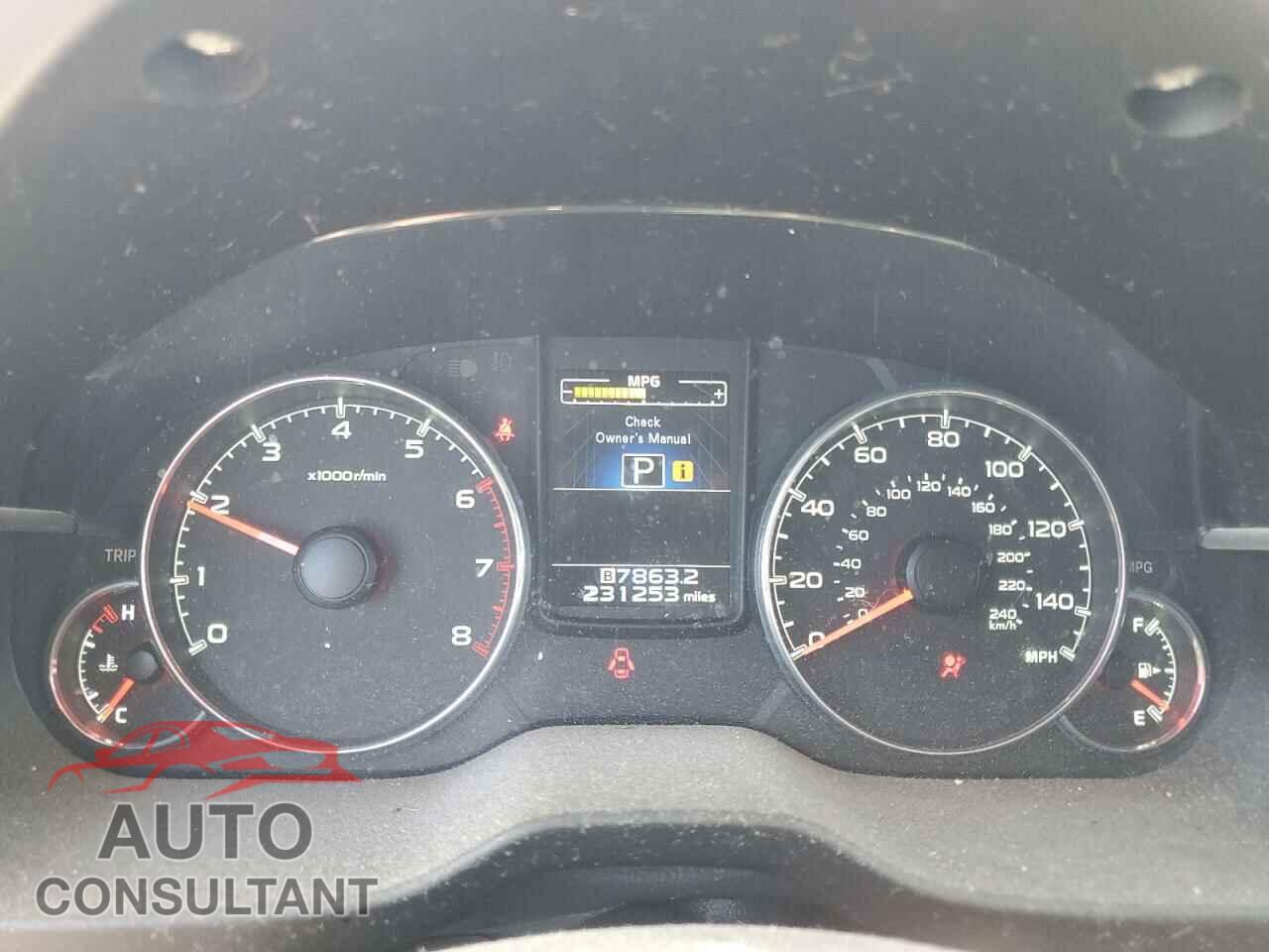 SUBARU OUTBACK 2014 - 4S4BRBLC3E3215907