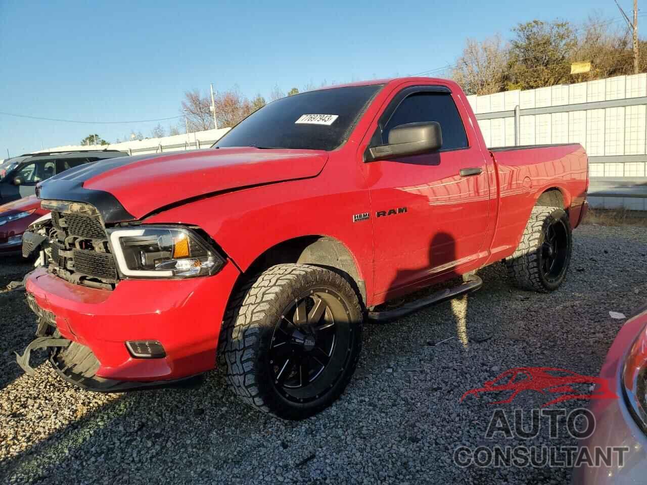 DODGE RAM 1500 2012 - 3C6JD6AT9CG144402