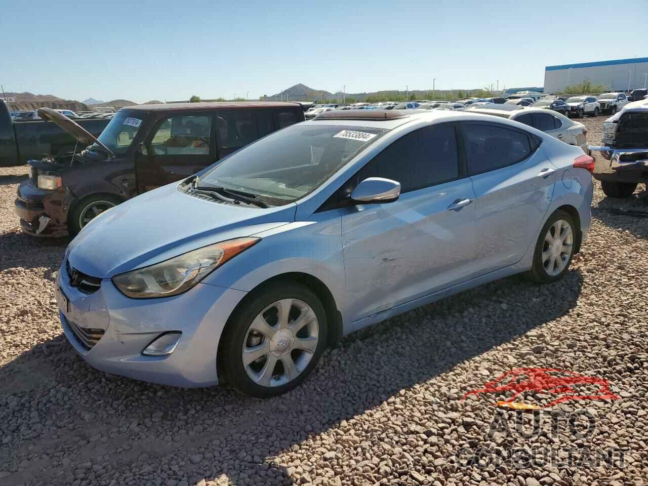 HYUNDAI ELANTRA 2013 - KMHDH4AE5DU677776