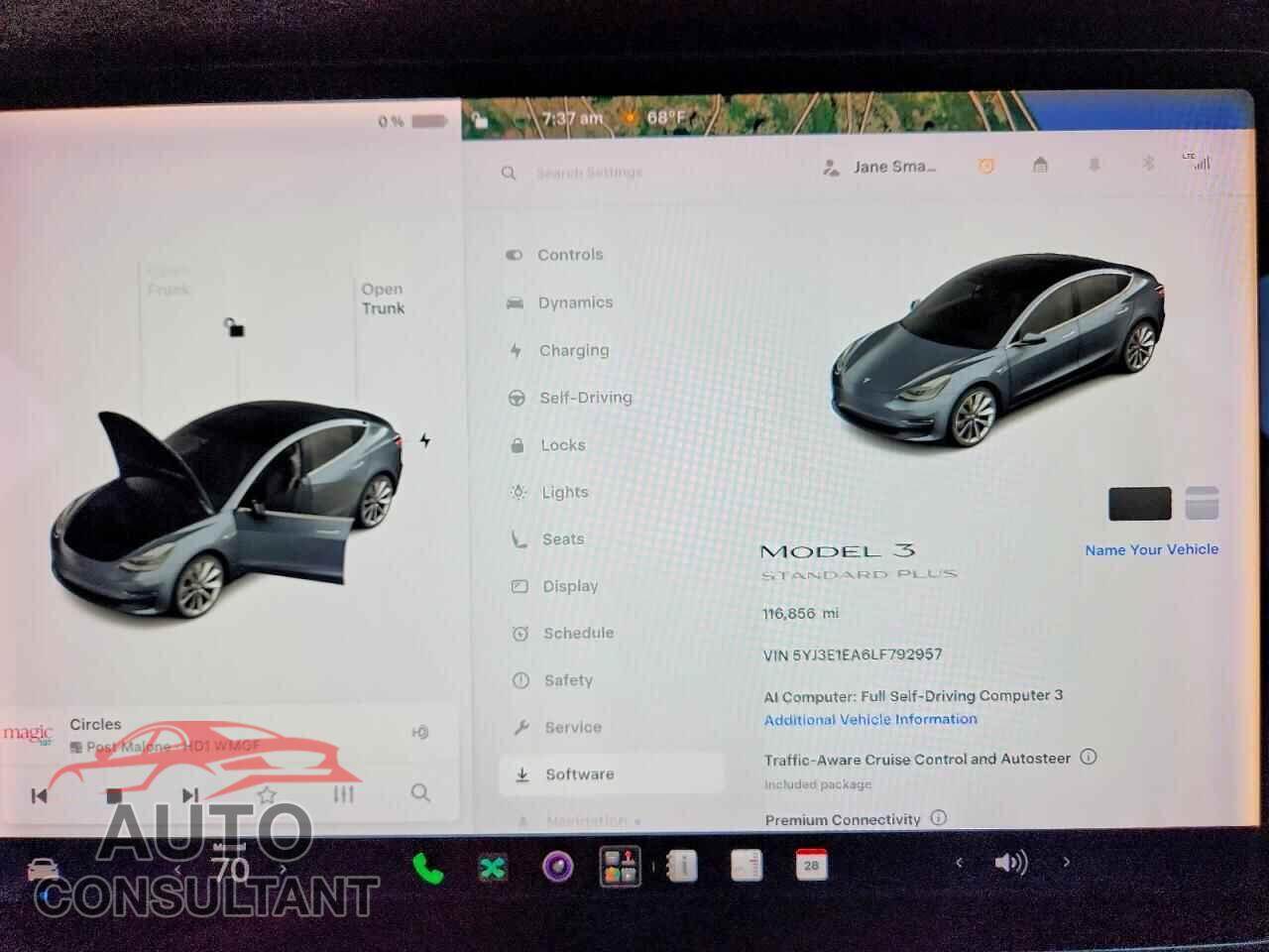 TESLA MODEL 3 2020 - 5YJ3E1EA6LF792957