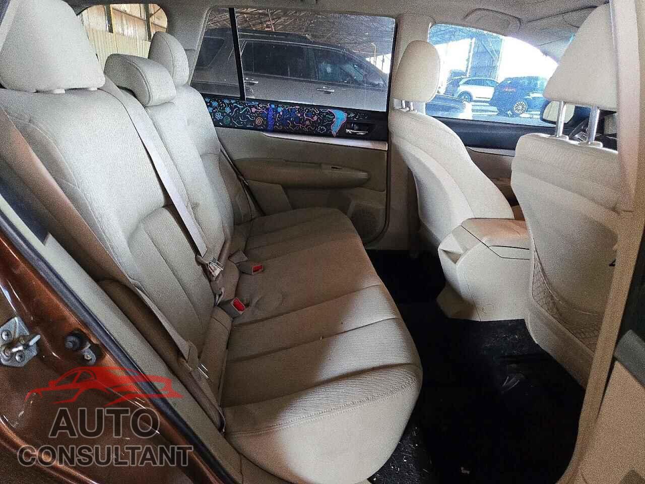 SUBARU OUTBACK 2011 - 4S4BRBGC5B3323581