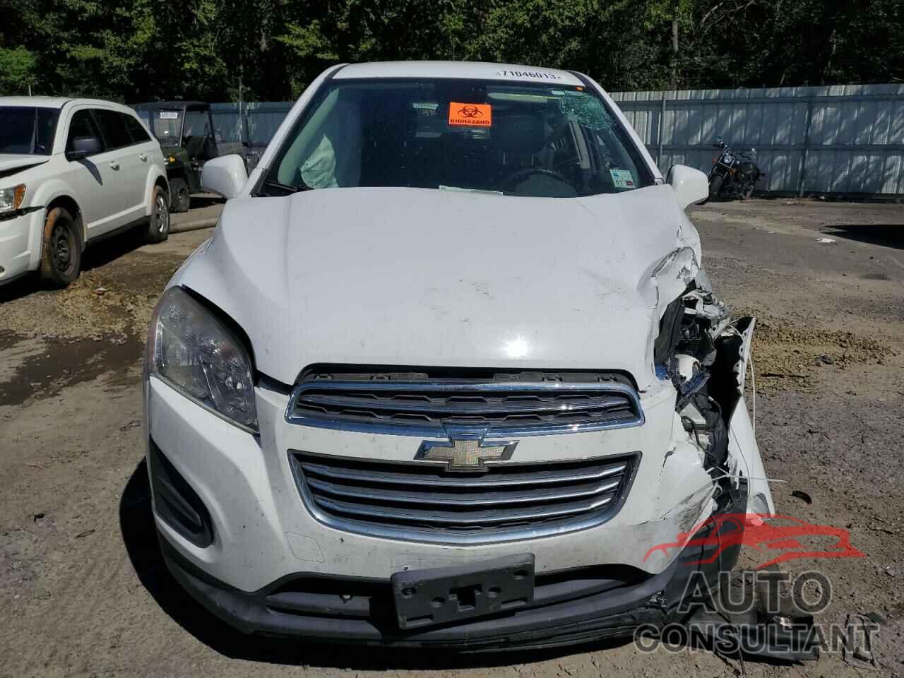 CHEVROLET TRAX 2016 - KL7CJKSBXGB550581