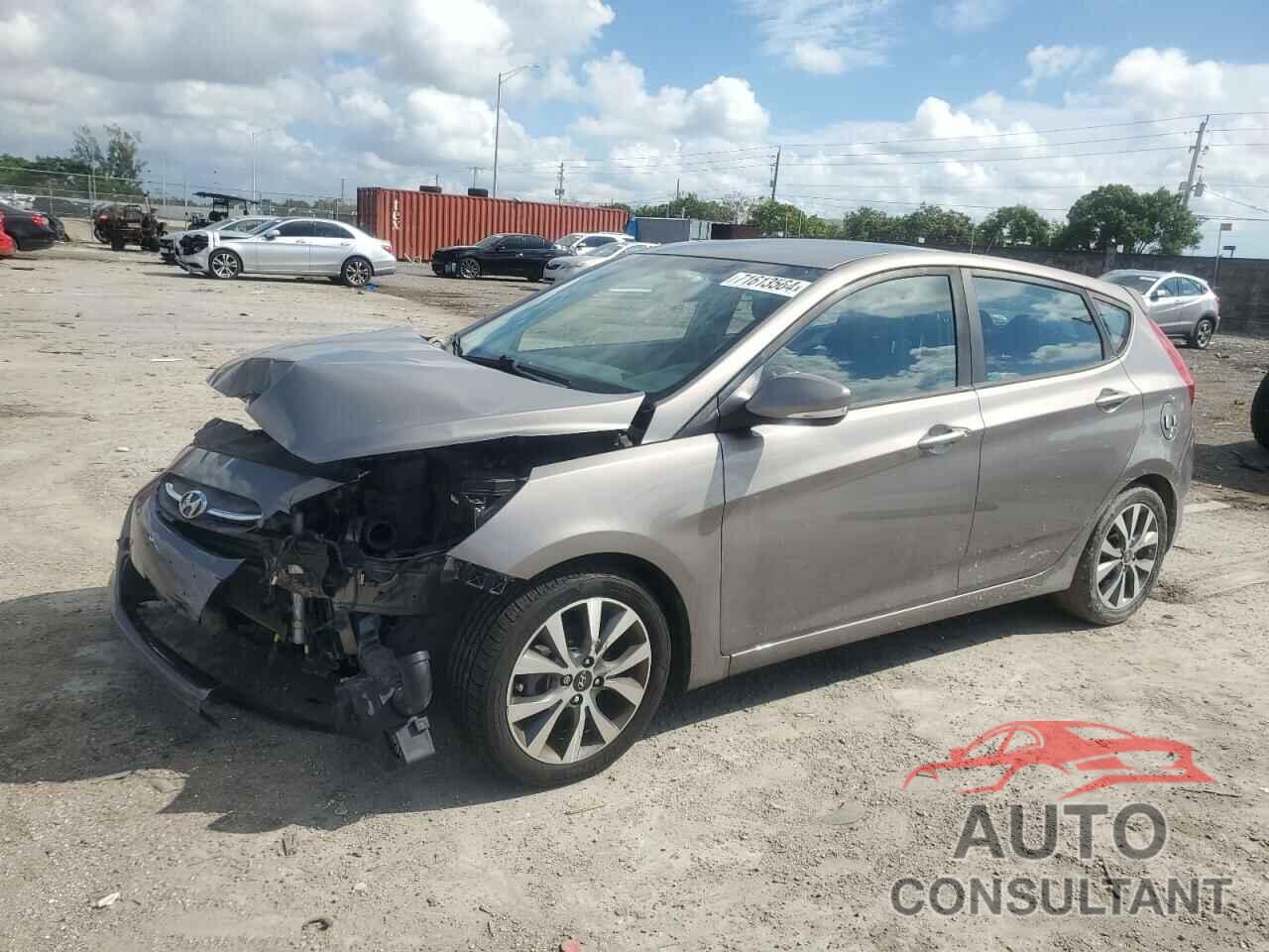 HYUNDAI ACCENT 2017 - KMHCU5AE9HU364698