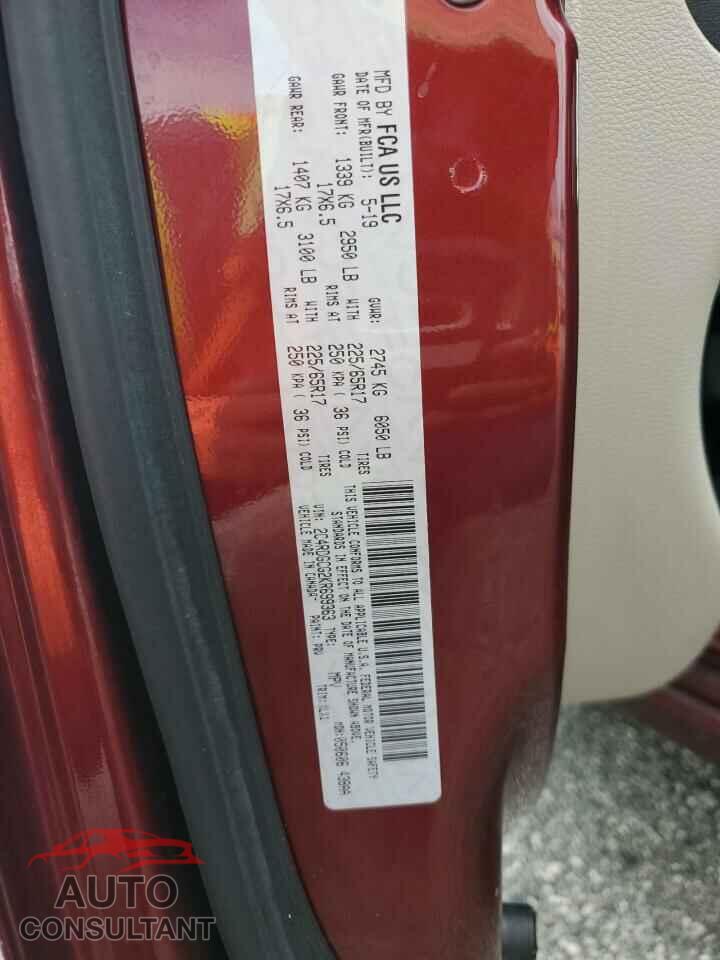 DODGE CARAVAN 2019 - 2C4RDGCG2KR699363