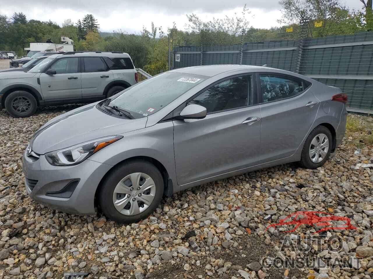 HYUNDAI ELANTRA 2016 - KMHDH4AE9GU491713