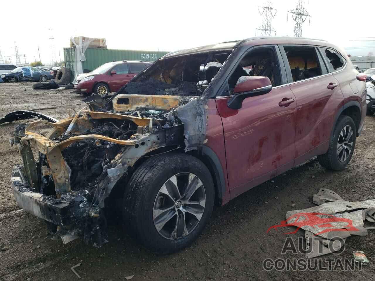 TOYOTA HIGHLANDER 2020 - 5TDGZRAH5LS007668