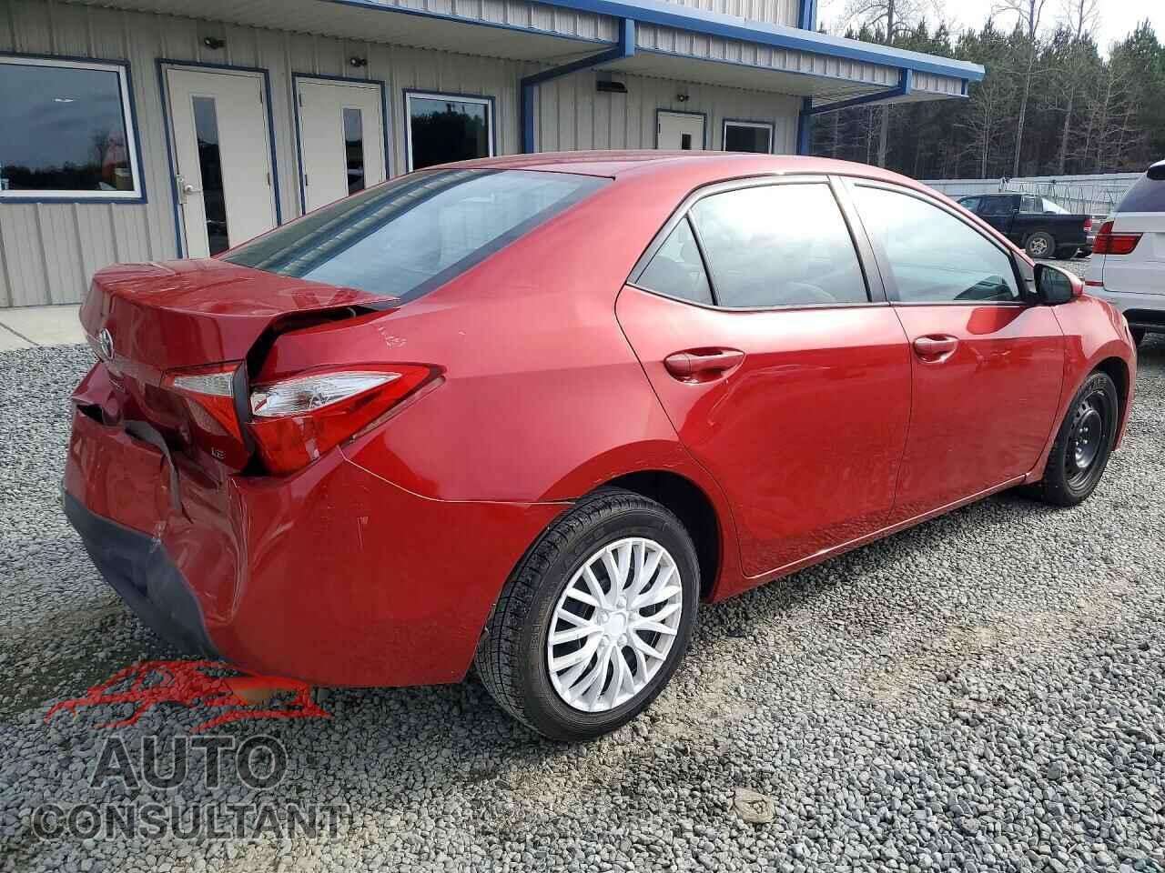 TOYOTA COROLLA 2015 - 2T1BURHEXFC477129