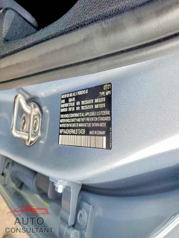 PORSCHE MACAN 2021 - WP1AA2A59MLB13438