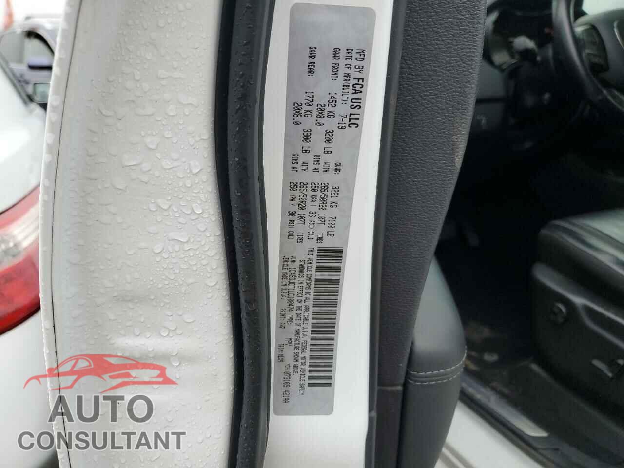 DODGE DURANGO 2020 - 1C4SDJCT1LC100474