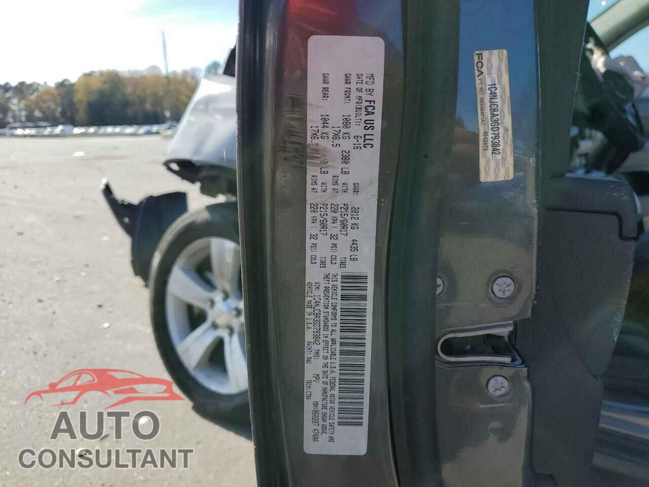 JEEP COMPASS 2016 - 1C4NJCBA3GD793842