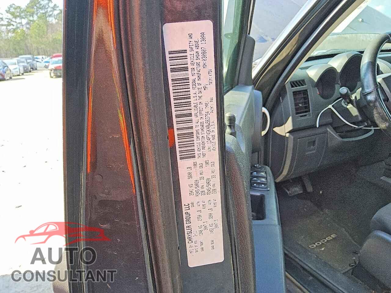 DODGE NITRO 2011 - 1D4PT4GK4BW563754