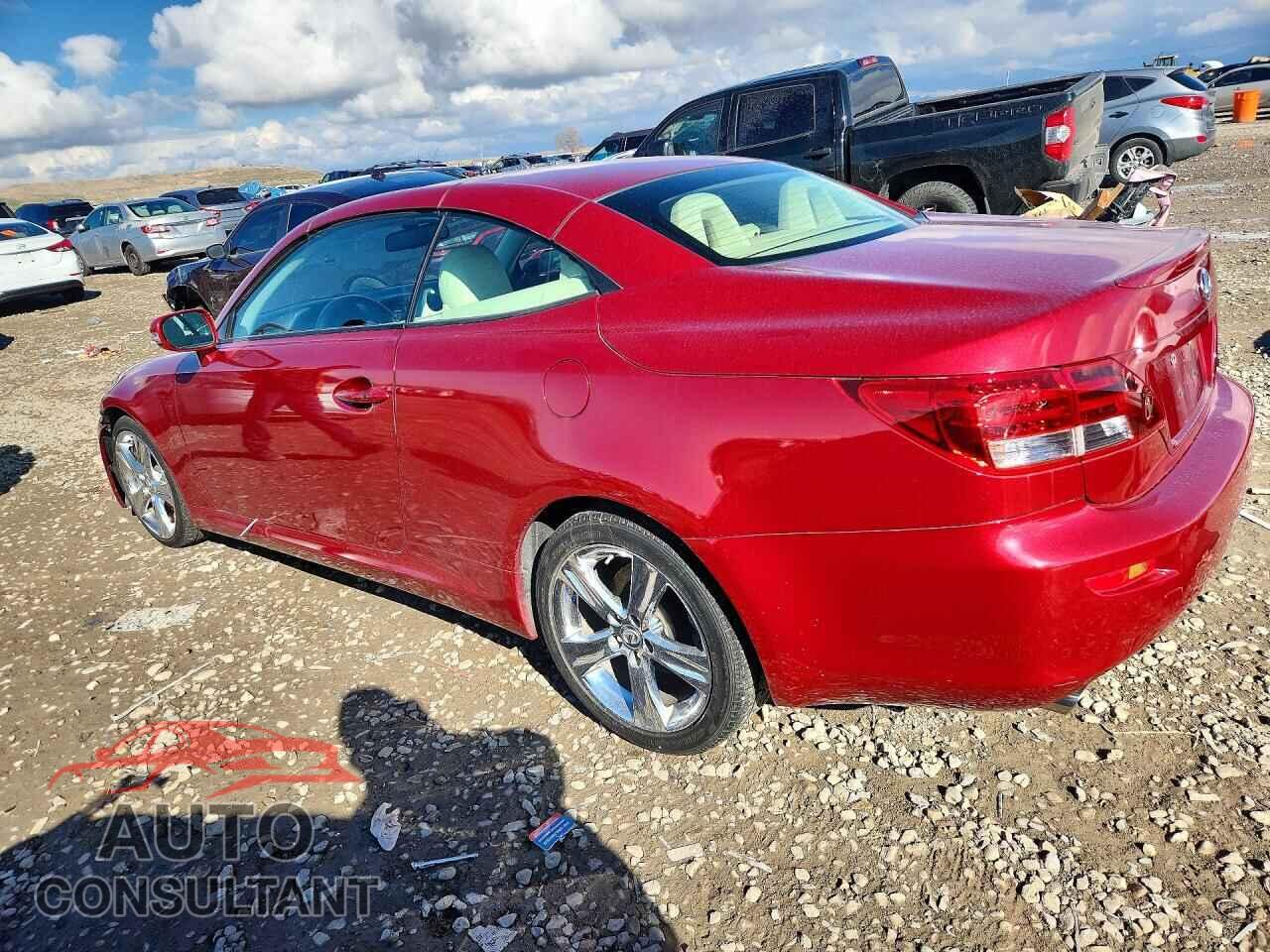 LEXUS IS 2012 - JTHFF2C27C2525520