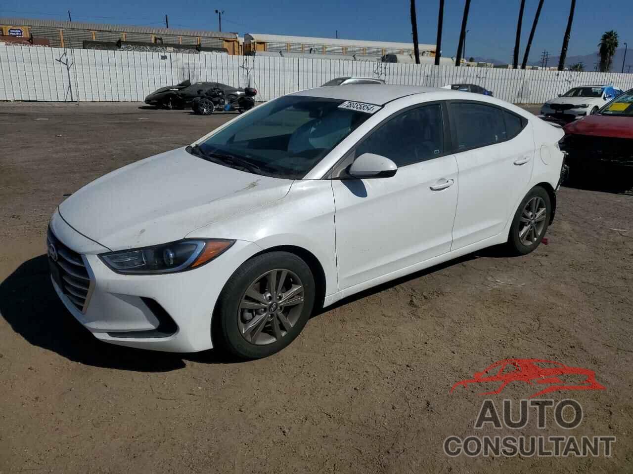 HYUNDAI ELANTRA 2018 - 5NPD84LF9JH280104