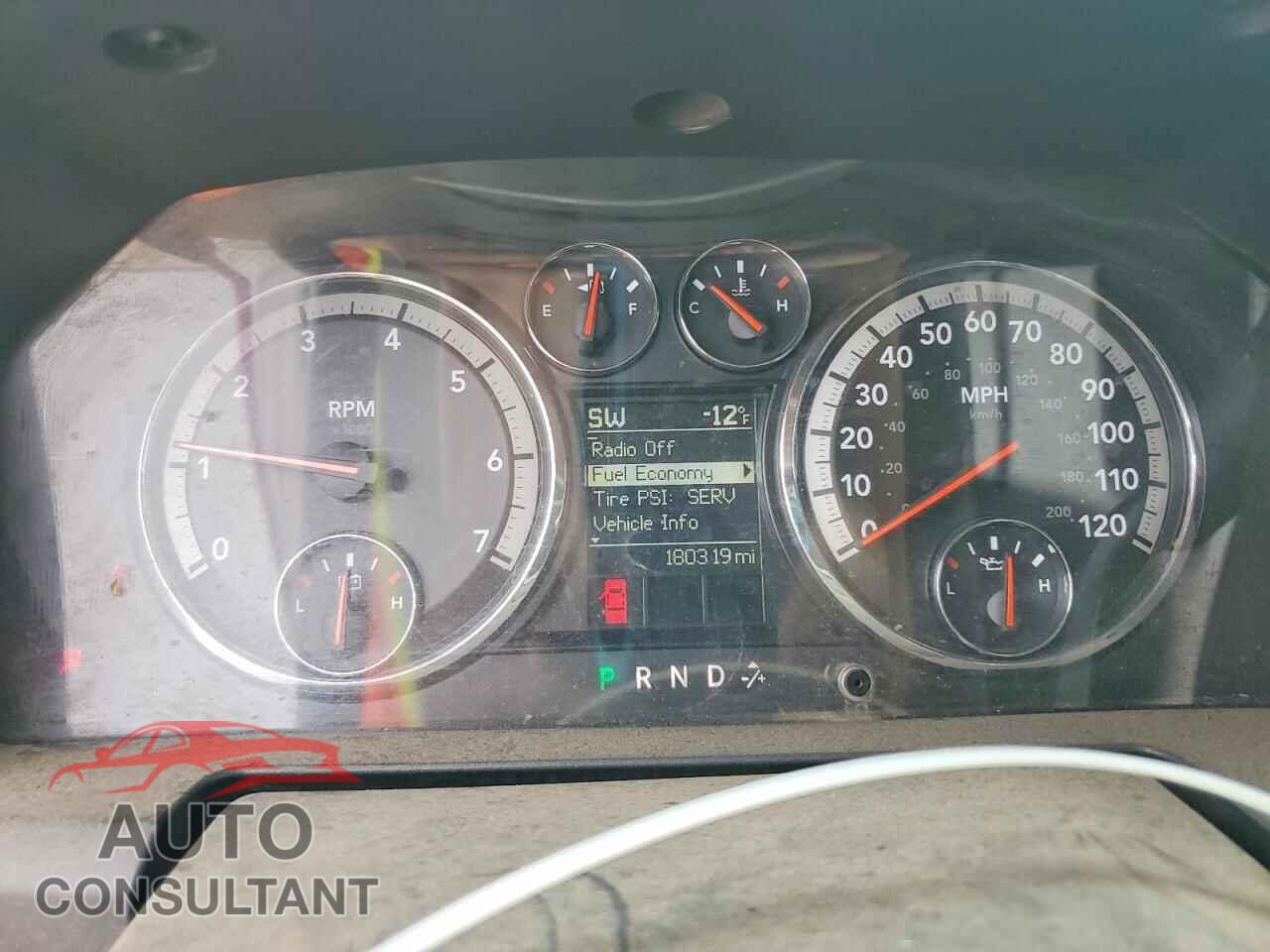 DODGE RAM 1500 2012 - 1C6RD6GP8CS219774