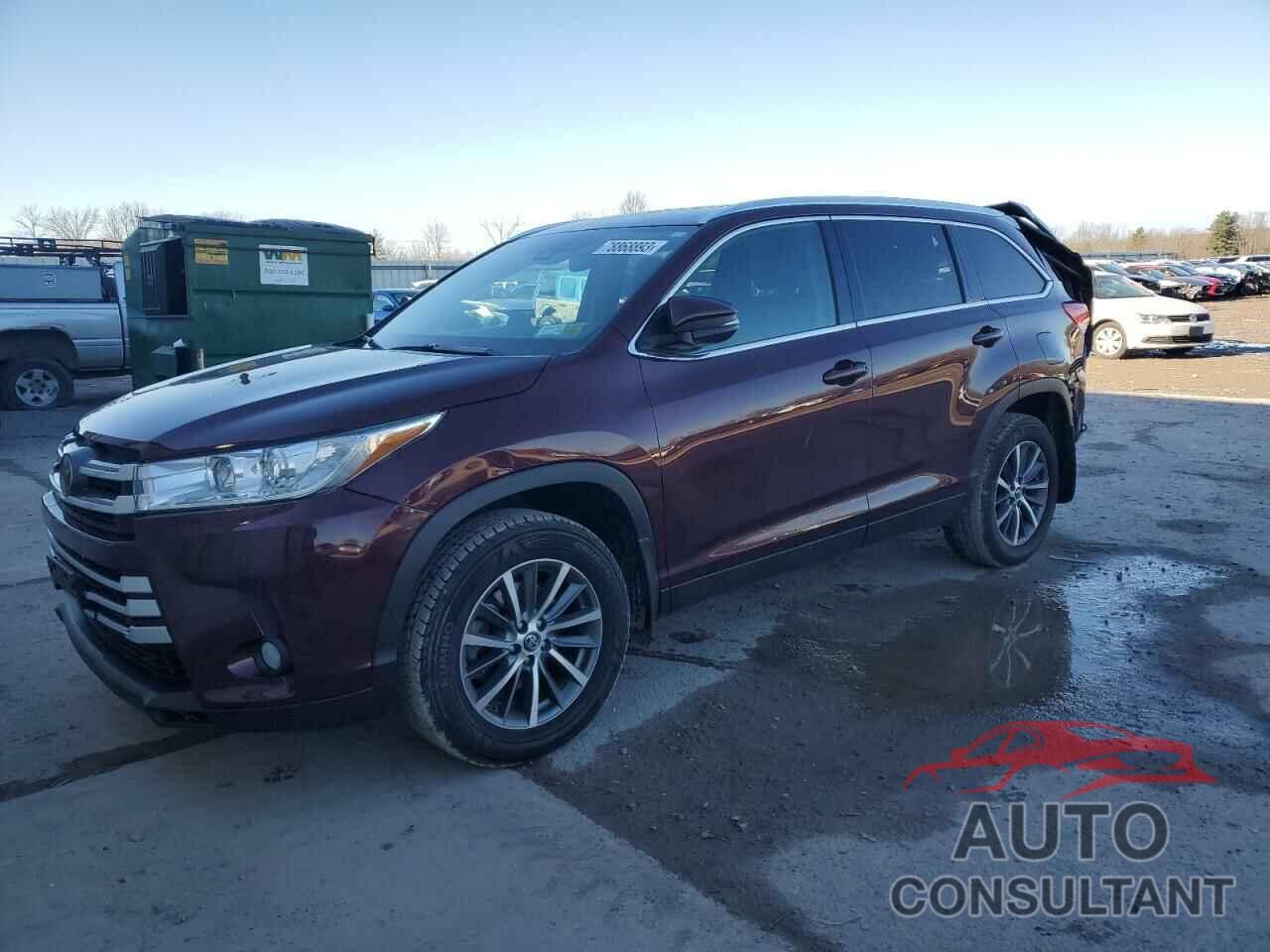 TOYOTA HIGHLANDER 2019 - 5TDJZRFHXKS992207