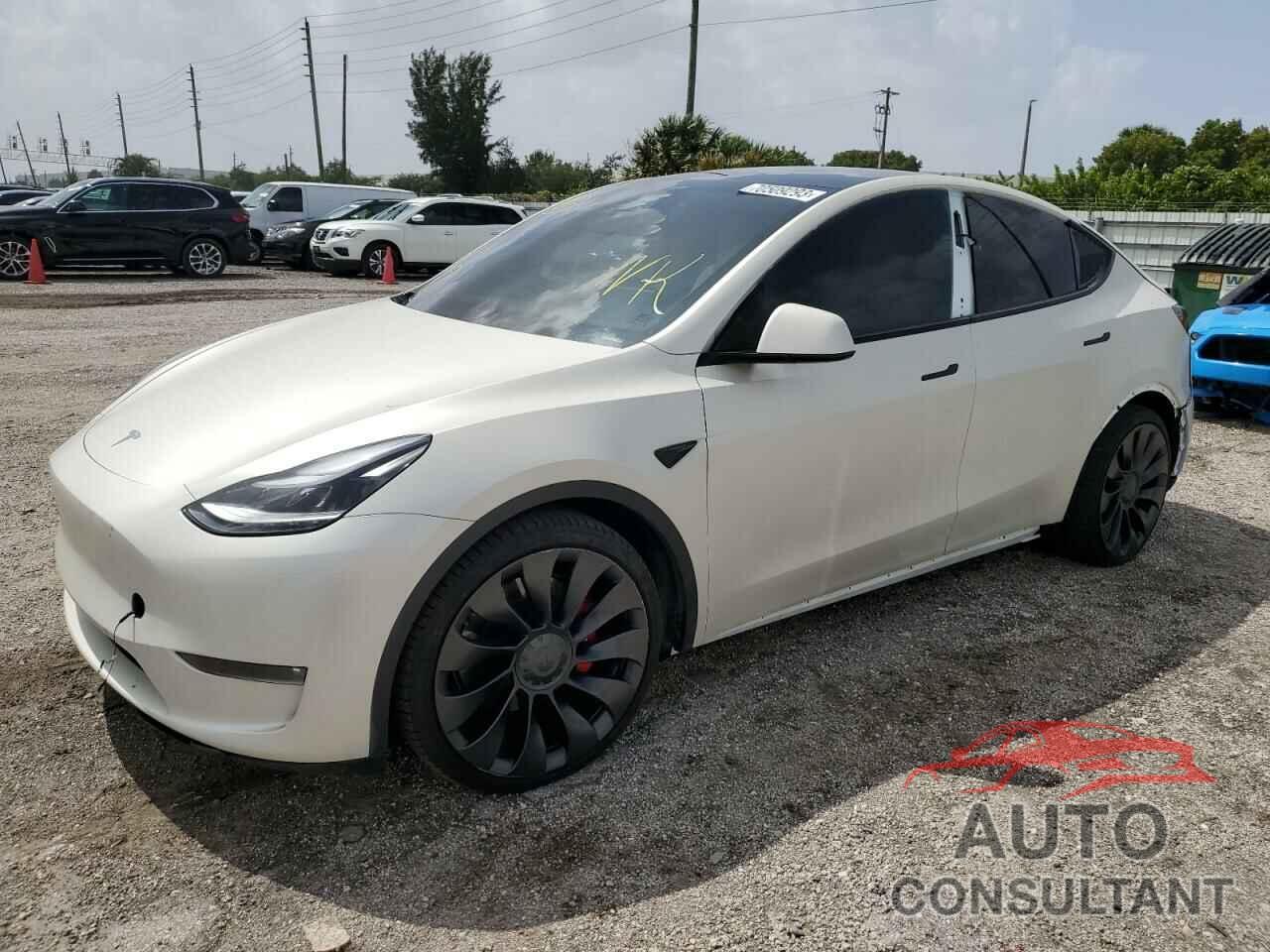 TESLA MODEL Y 2022 - 7SAYGDEF4NF326172