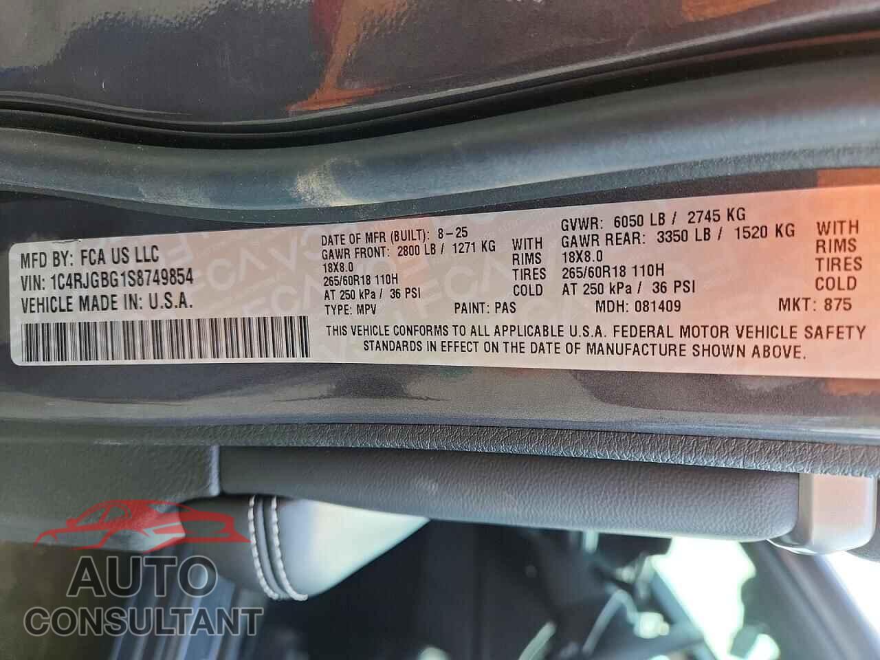 JEEP CHEROKEE 2025 - 1C4RJGBG1S8749854