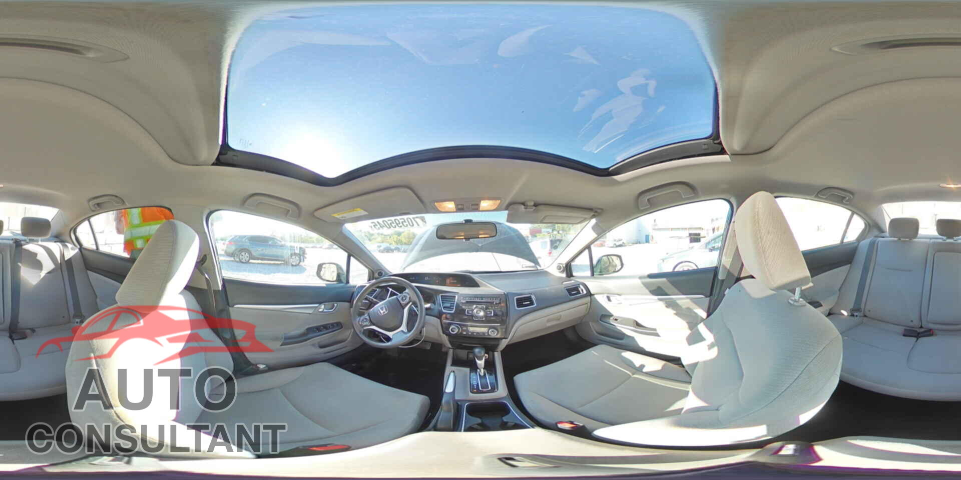 HONDA CIVIC 2013 - 19XFB2F89DE086418
