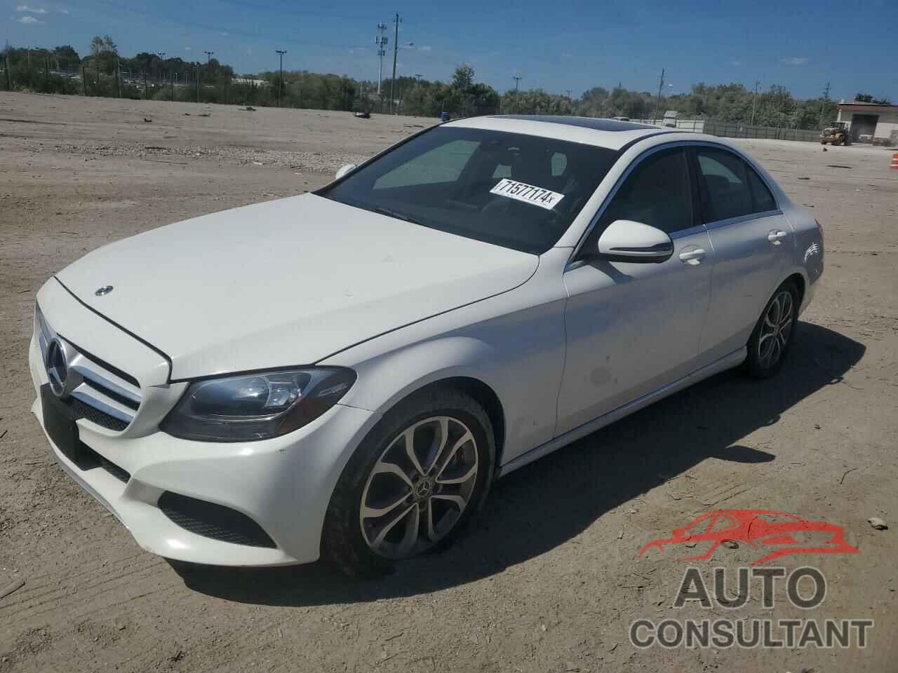 MERCEDES-BENZ C-CLASS 2018 - 55SWF4JB3JU263200