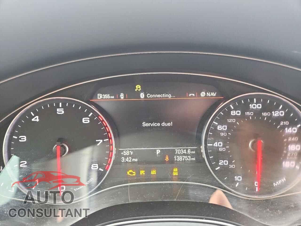 AUDI A6 2013 - WAUGFAFC0DN055669