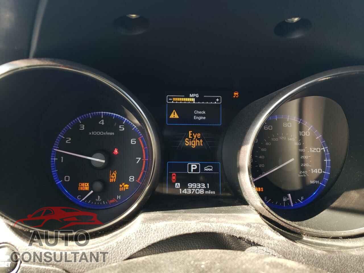 SUBARU OUTBACK 2017 - 4S4BSAFC9H3289072
