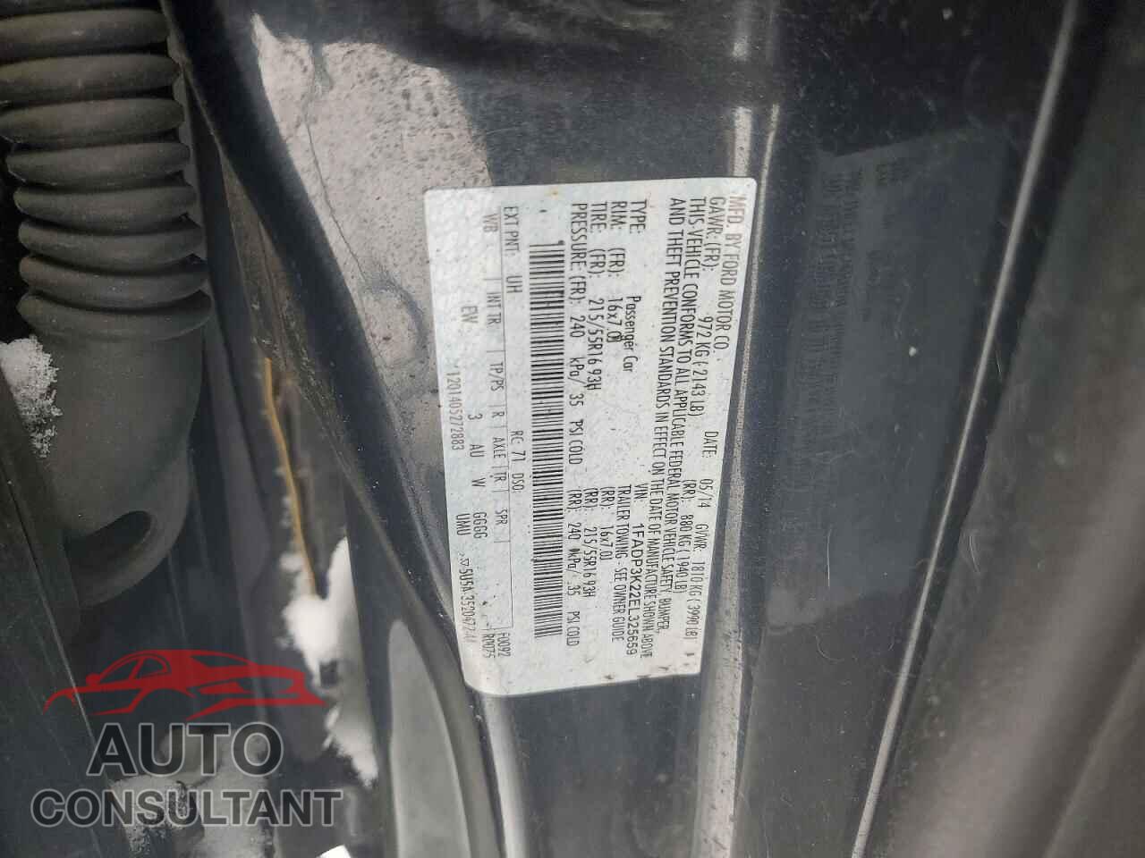 FORD FOCUS 2014 - 1FADP3K22EL325659