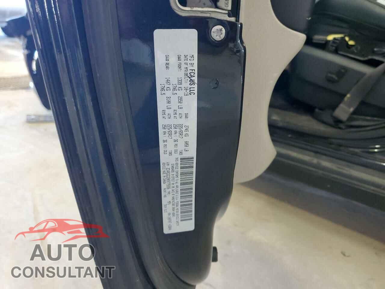 DODGE CARAVAN 2019 - 2C4RDGCG9KR775936