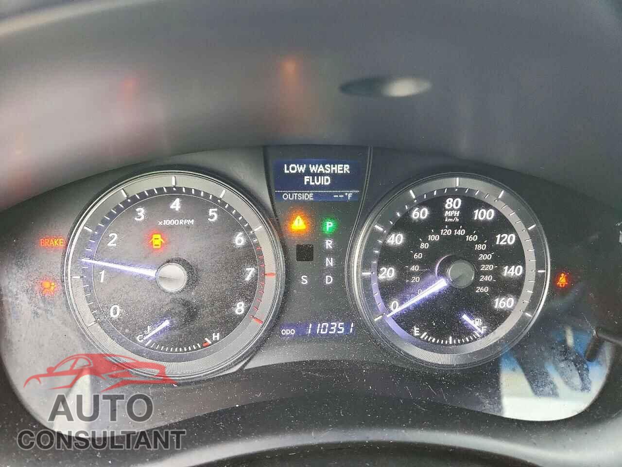 LEXUS ES350 2011 - JTHBK1EG1B2423268