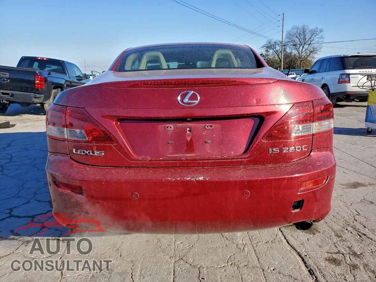 LEXUS IS 2010 - JTHFF2C28A2506780