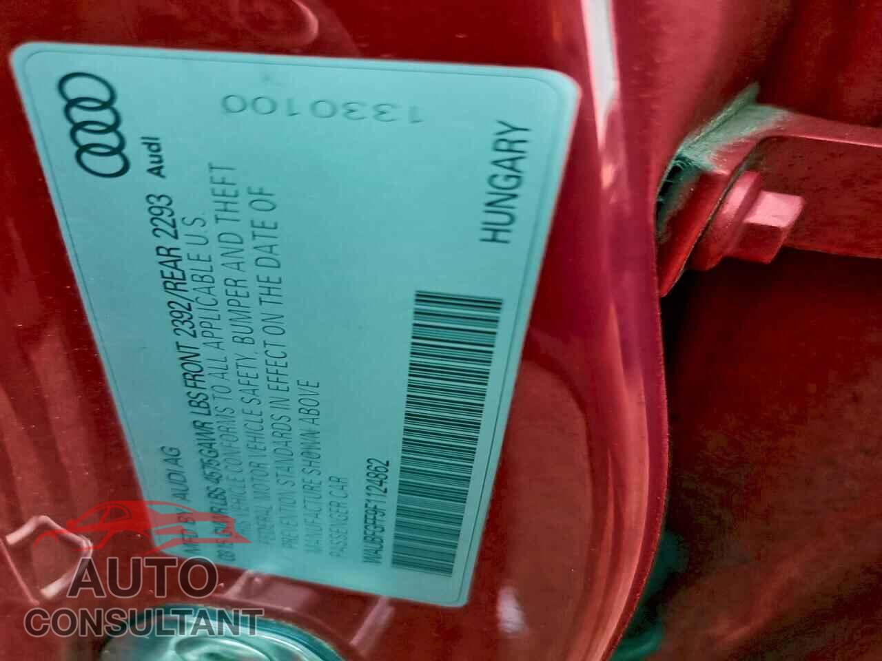 AUDI A3 2015 - WAUBFGFF9F1124862