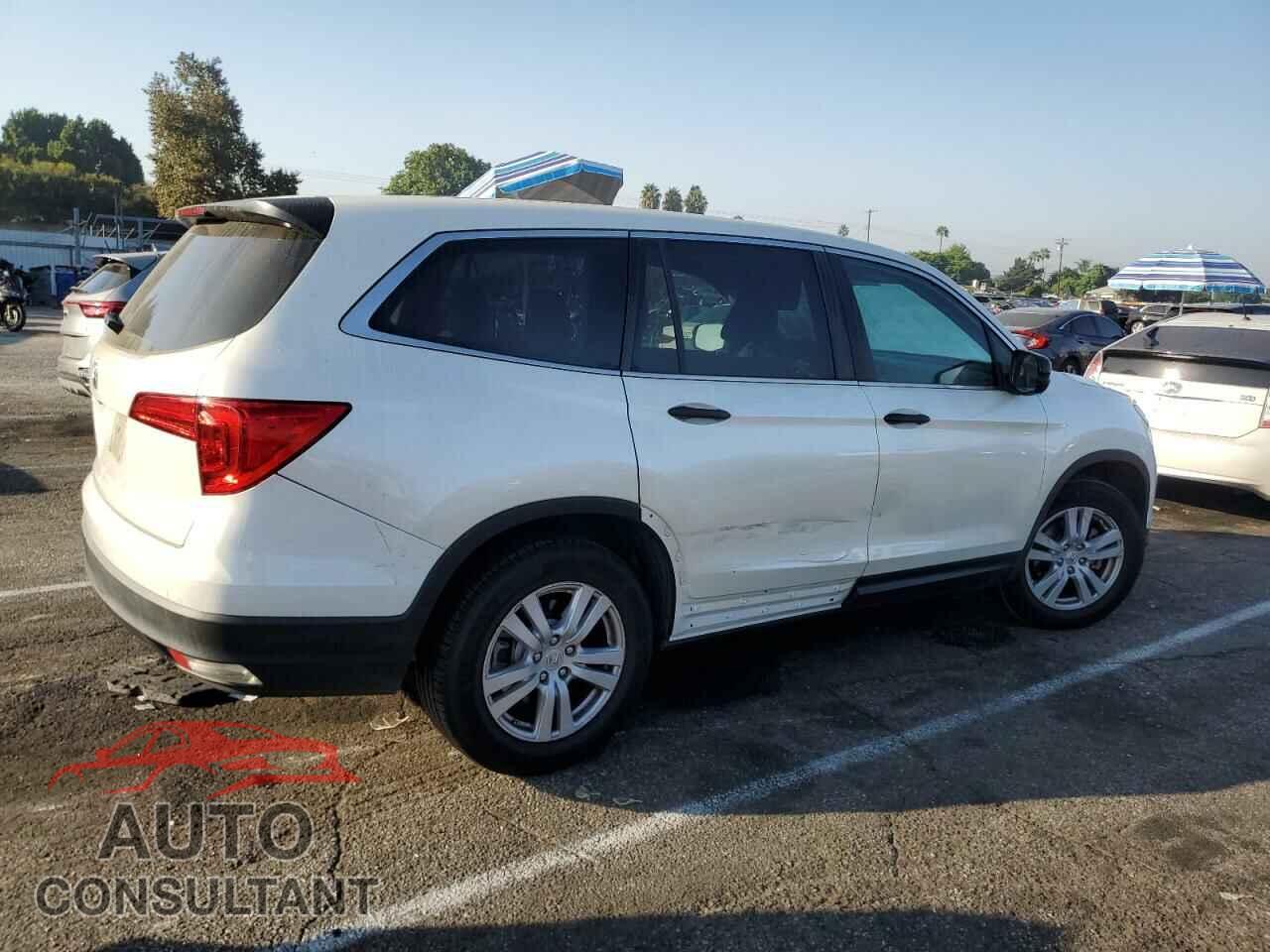 HONDA PILOT 2017 - 5FNYF5H16HB016986