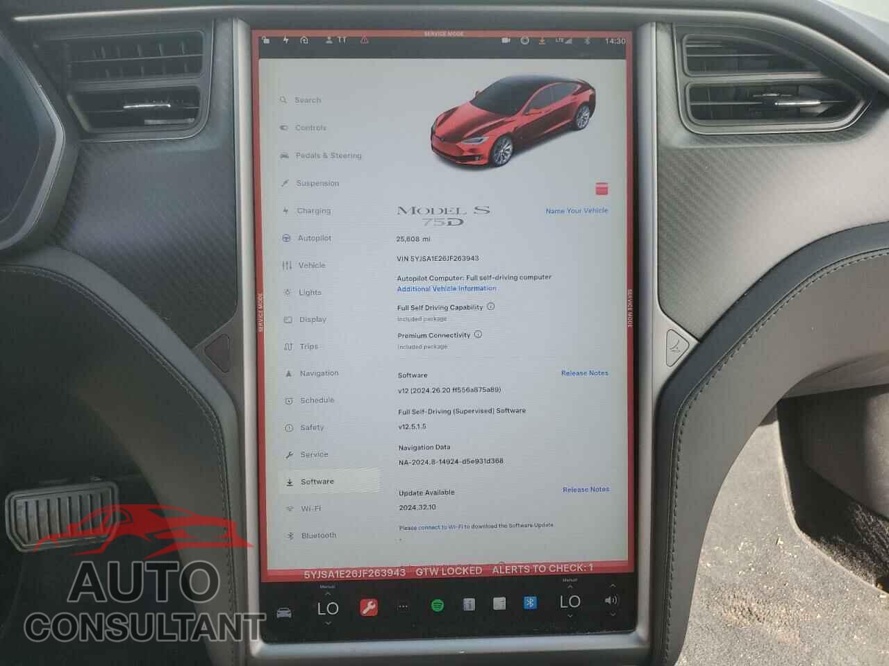 TESLA MODEL S 2018 - 5YJSA1E26JF263943
