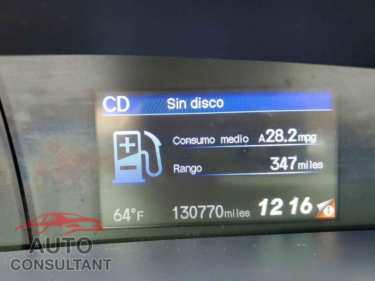 HONDA CIVIC 2013 - 19XFB2F89DE293035