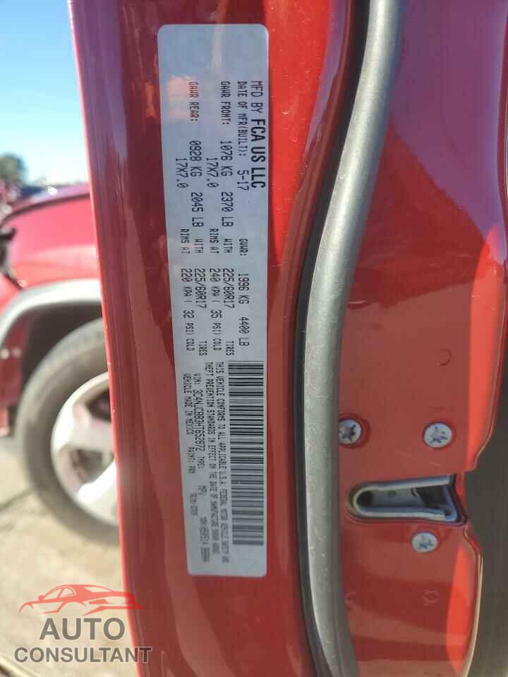 JEEP COMPASS 2017 - 3C4NJCBB3HT652872