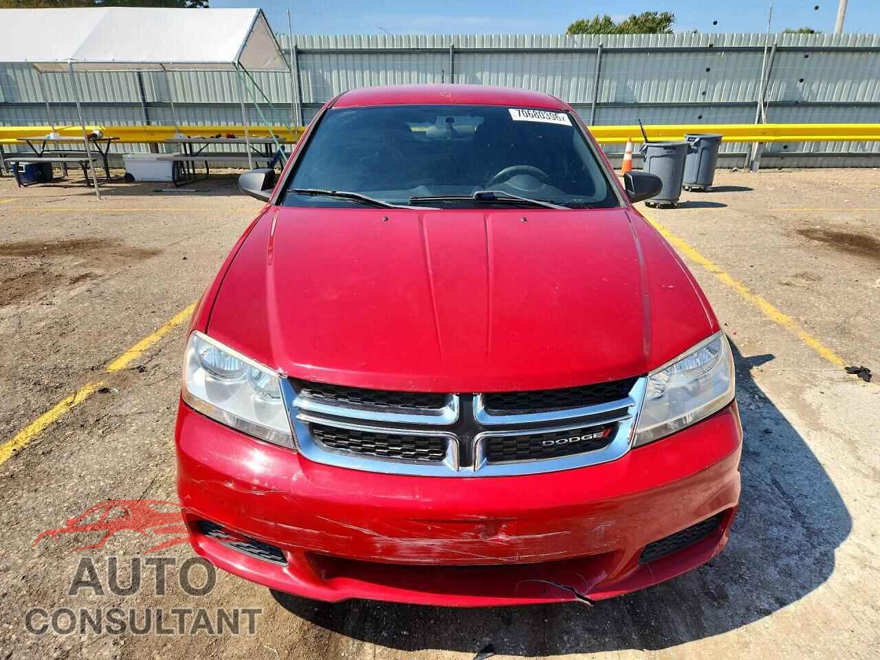 DODGE AVENGER 2013 - 1C3CDZAB1DN685242