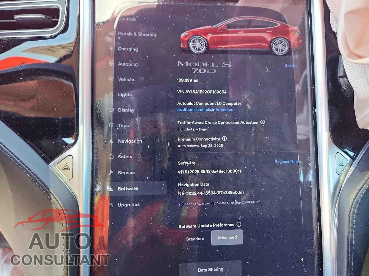 TESLA MODEL S 2016 - 5YJSA1E22GF130654