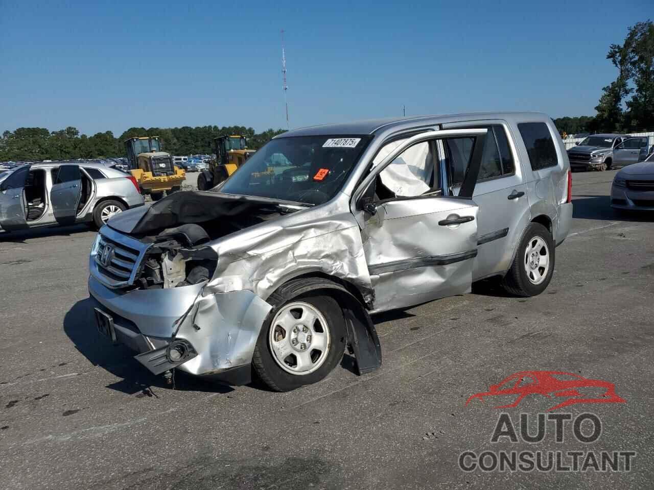 HONDA PILOT 2014 - 5FNYF3H28EB006758