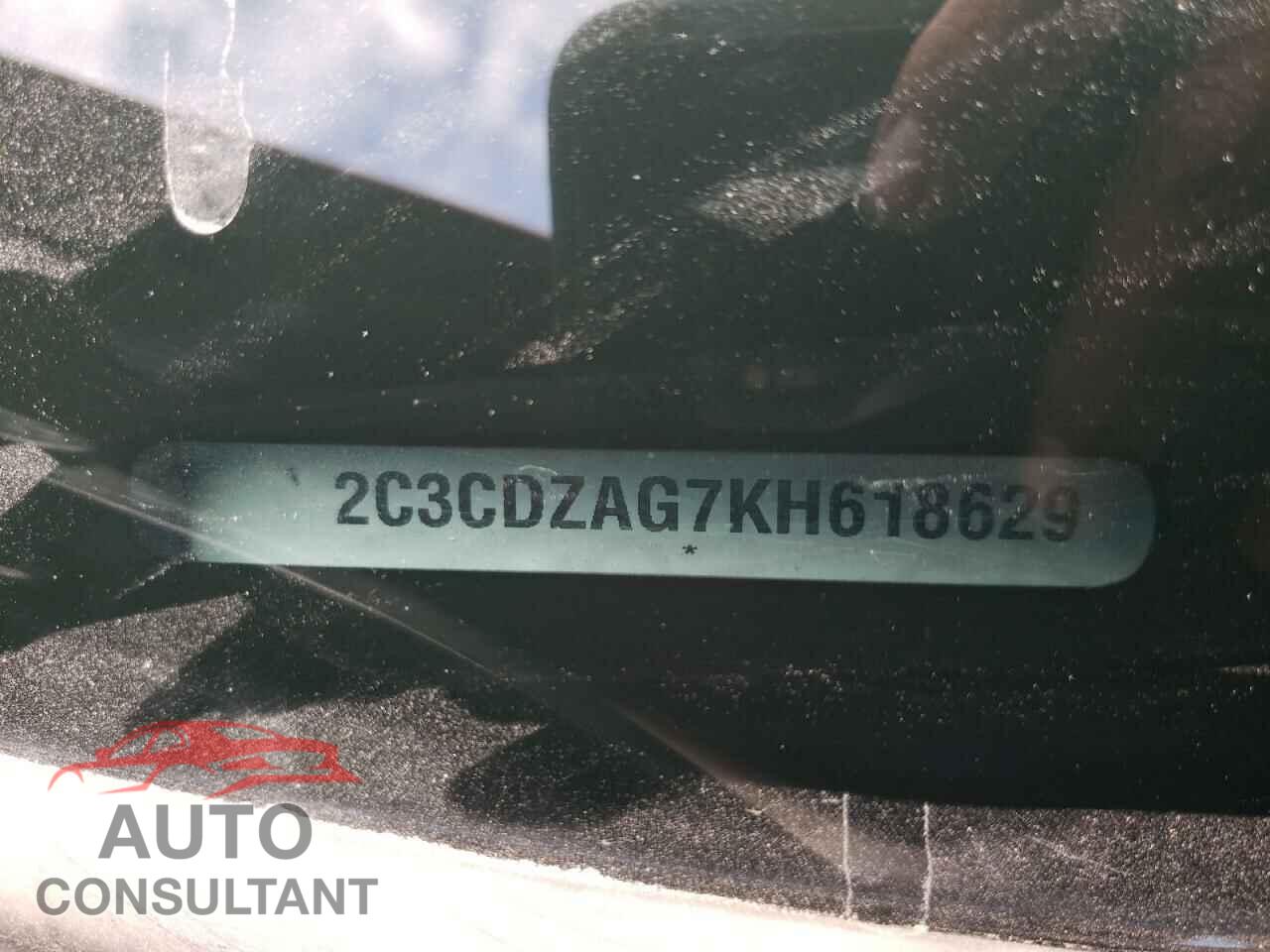 DODGE CHALLENGER 2019 - 2C3CDZAG7KH618629
