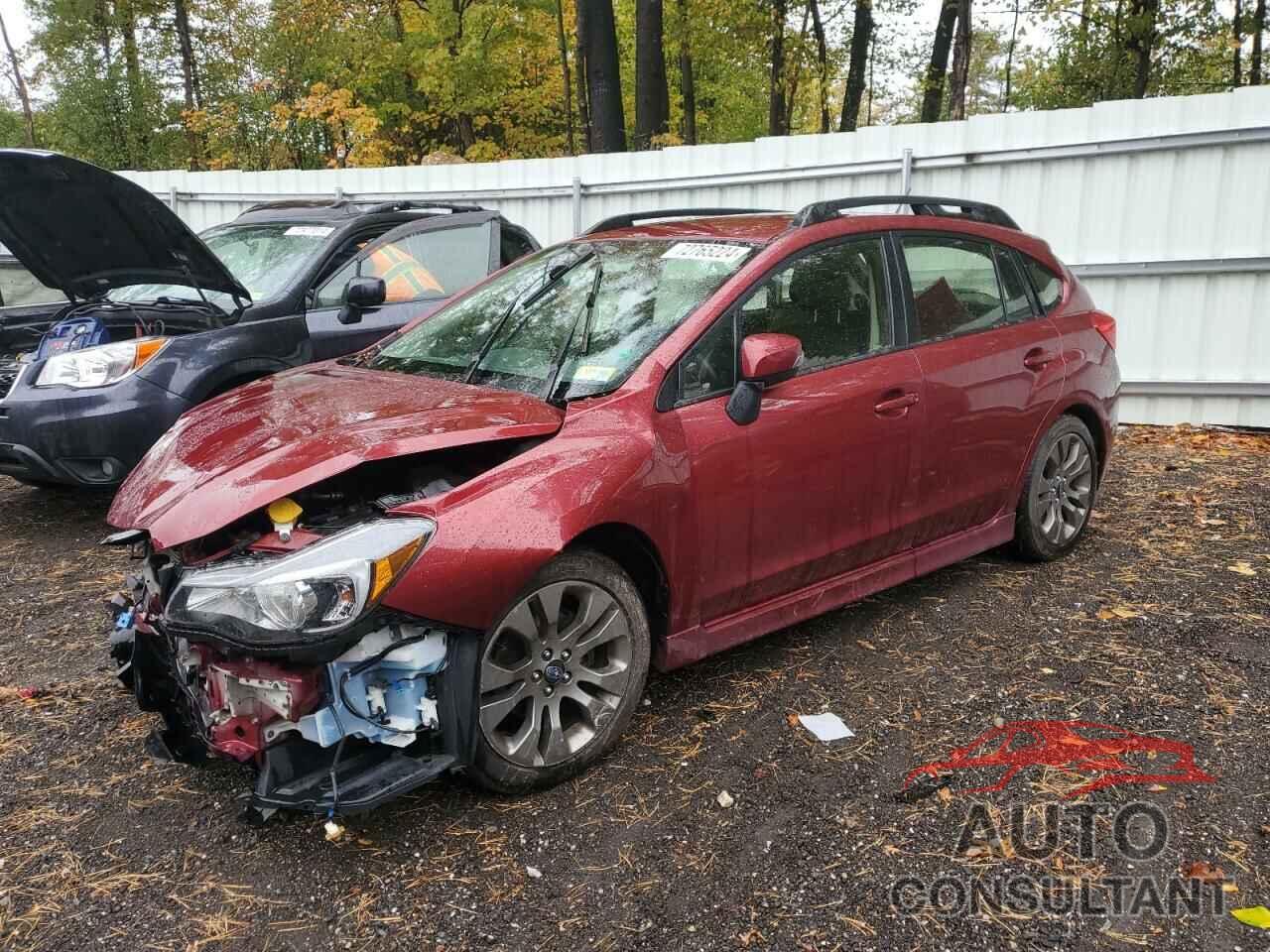 SUBARU IMPREZA 2016 - JF1GPAP64G8225128