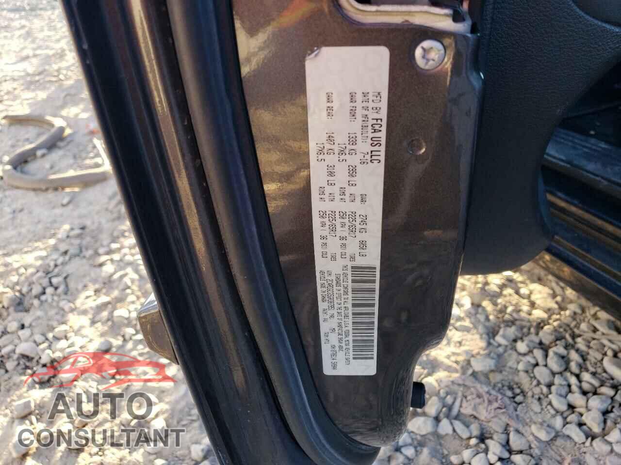DODGE CARAVAN 2017 - 2C4RDGEG2HR711081