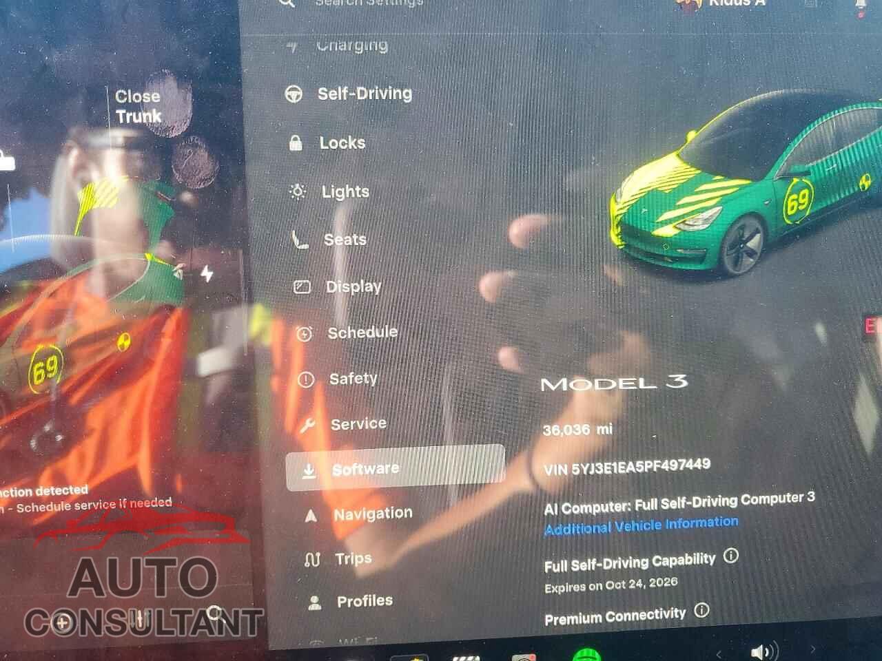 TESLA MODEL 3 2023 - 5YJ3E1EA5PF497449