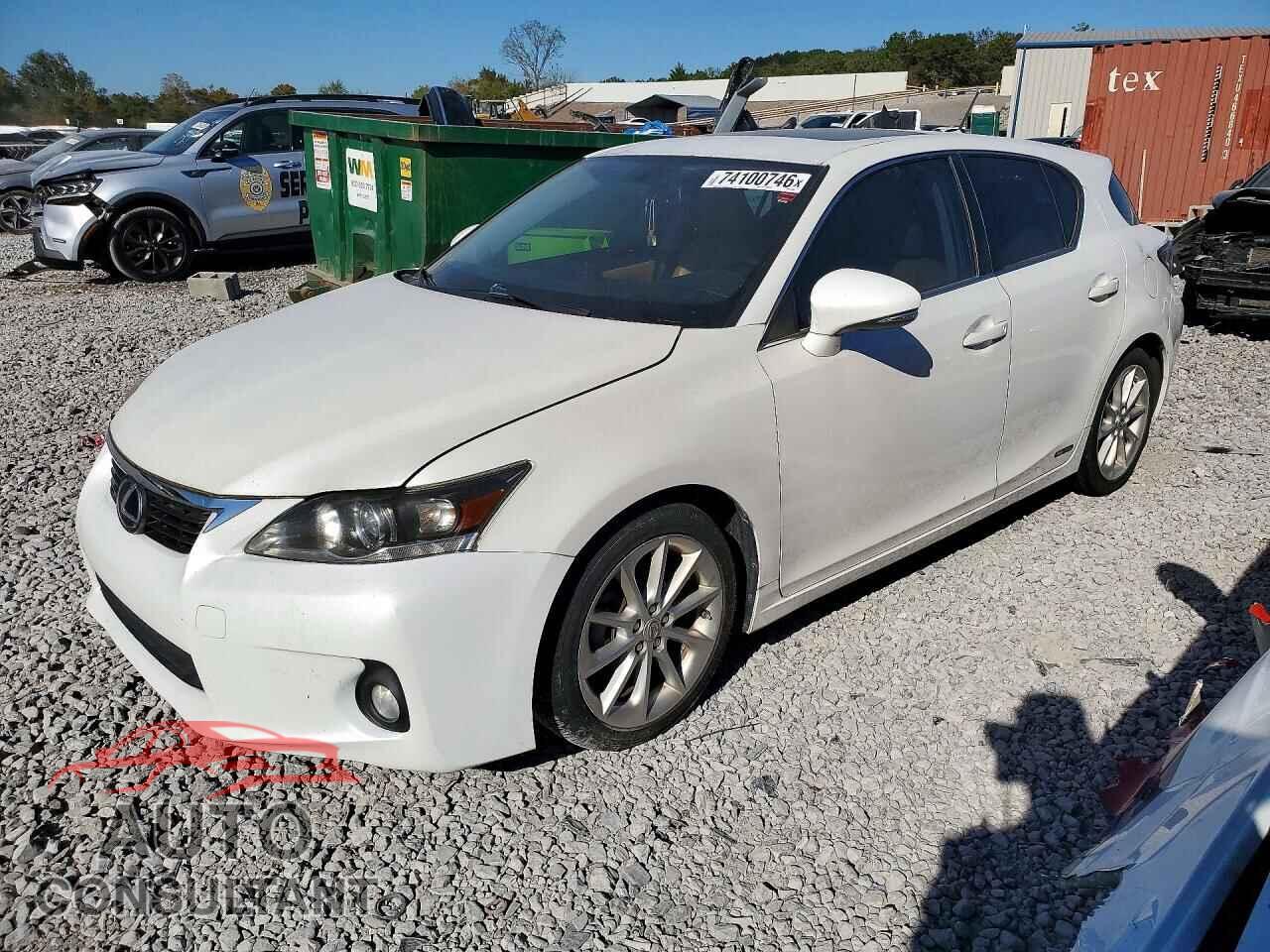 LEXUS CT 200 2012 - JTHKD5BH4C2079404