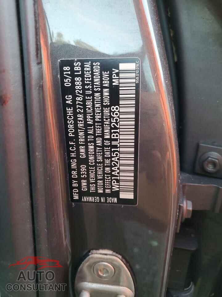 PORSCHE MACAN 2018 - WP1AA2A51JLB12568