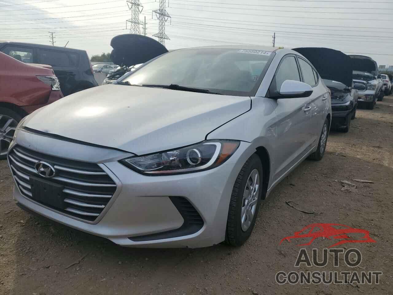 HYUNDAI ELANTRA 2017 - KMHD74LF5HU114709