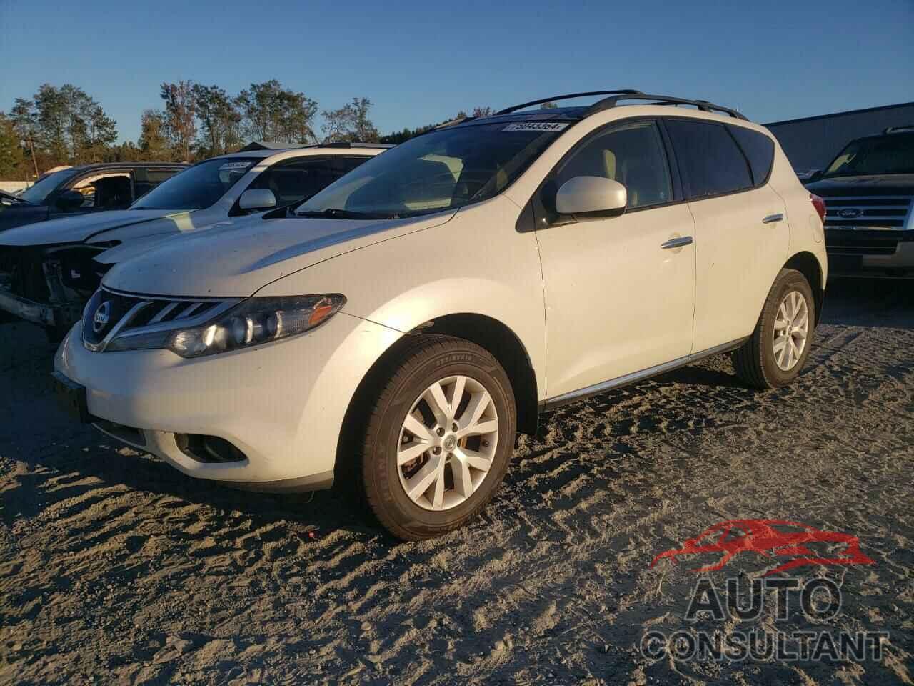 NISSAN MURANO 2012 - JN8AZ1MW1CW232840
